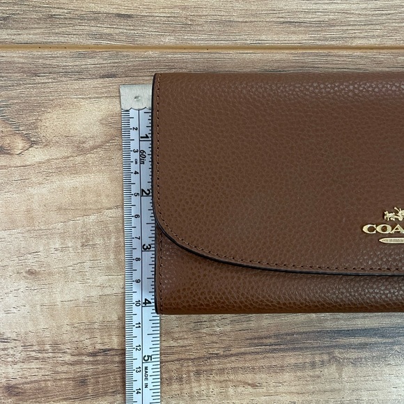 NWT COACH Checkbook Wallet - Picture 9 of 10